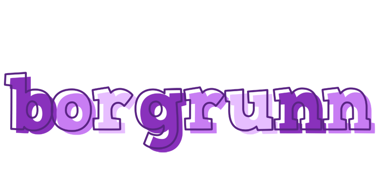 Borgrunn sensual logo