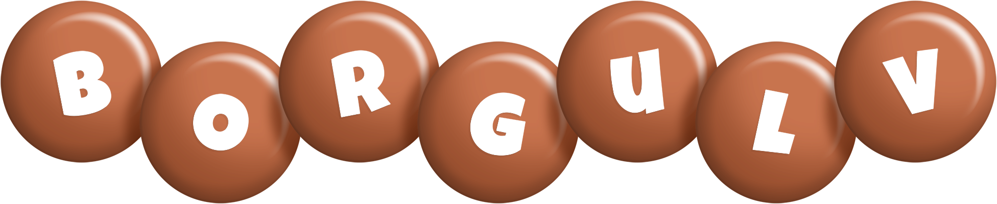 Borgulv candy-brown logo