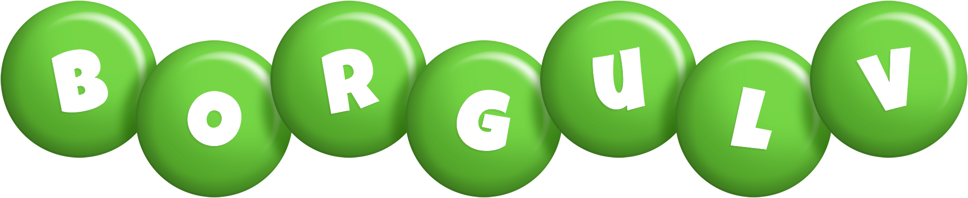 Borgulv candy-green logo