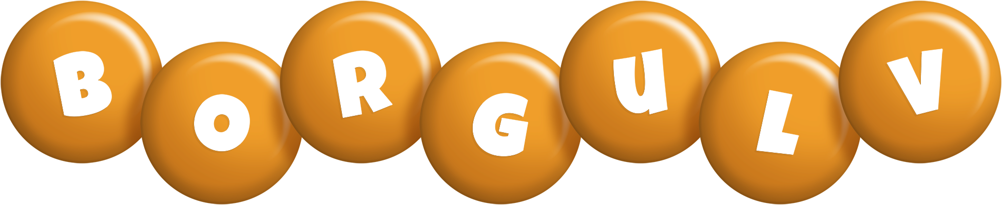 Borgulv candy-orange logo