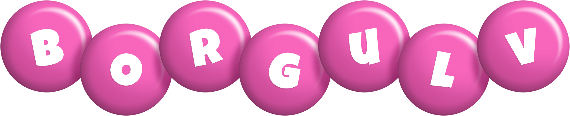 Borgulv candy-pink logo
