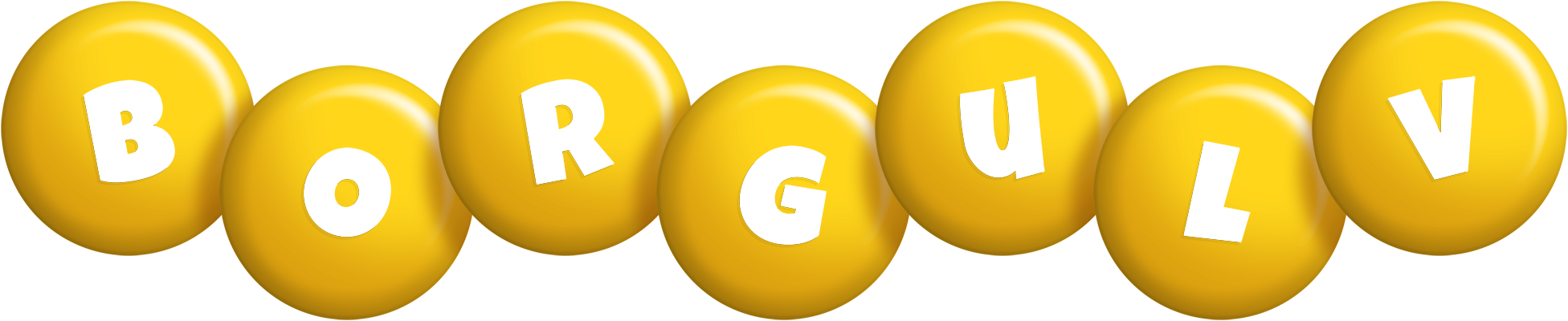 Borgulv candy-yellow logo