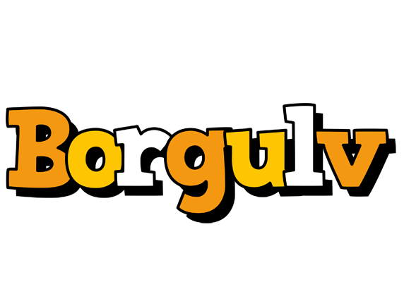 Borgulv cartoon logo