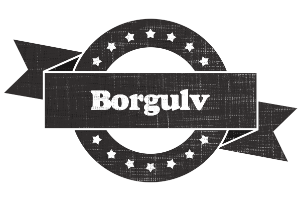 Borgulv grunge logo