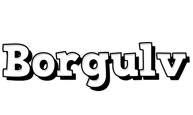 Borgulv snowing logo