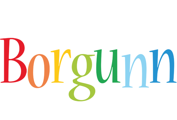 Borgunn birthday logo