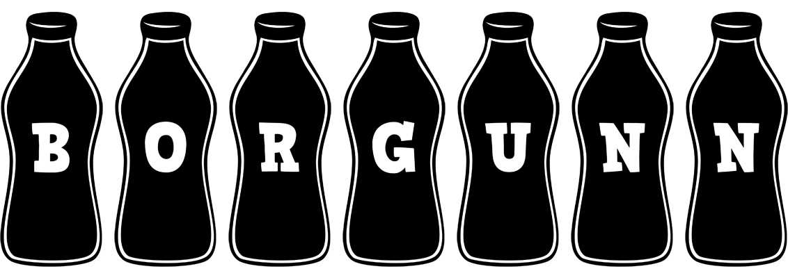 Borgunn bottle logo