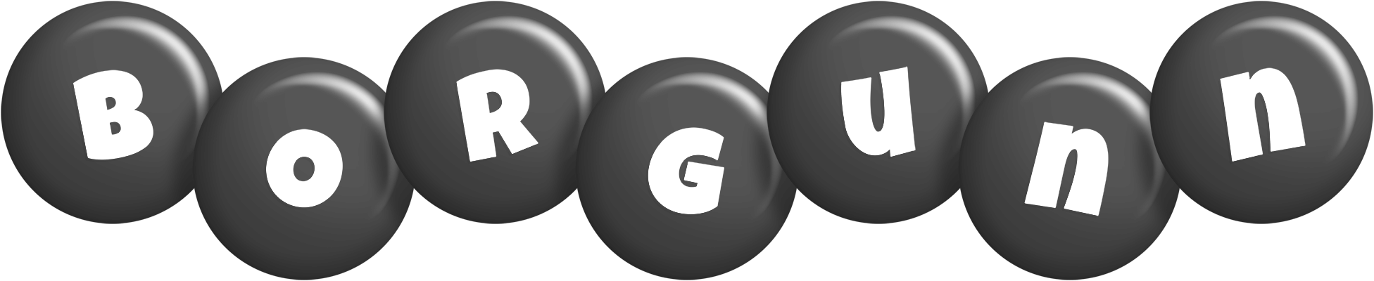 Borgunn candy-black logo