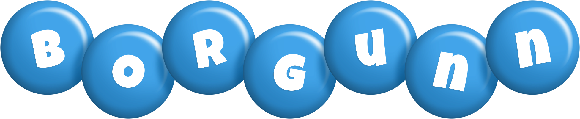 Borgunn candy-blue logo