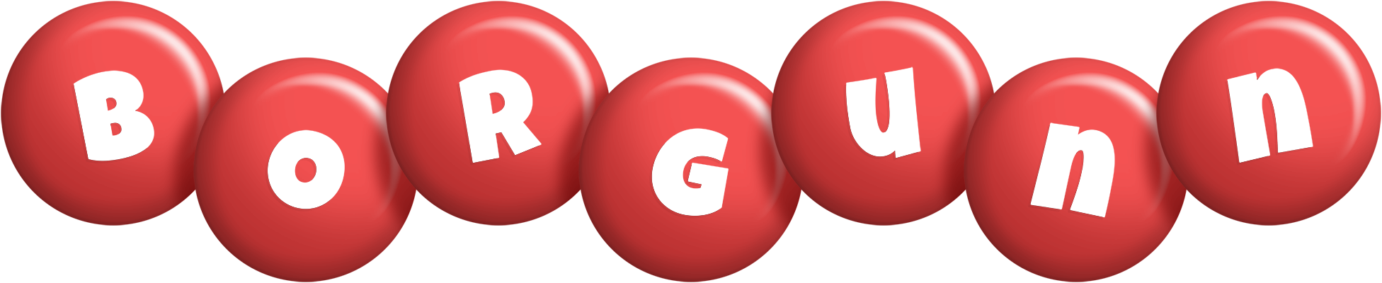 Borgunn candy-red logo