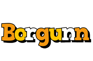 Borgunn cartoon logo