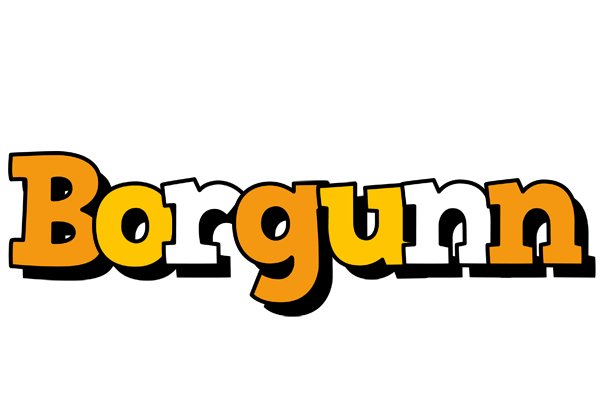 Borgunn cartoon logo