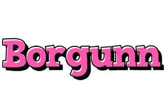 Borgunn girlish logo