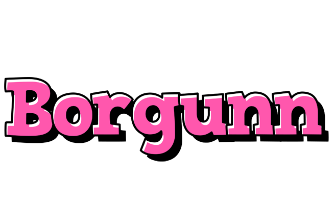 Borgunn girlish logo