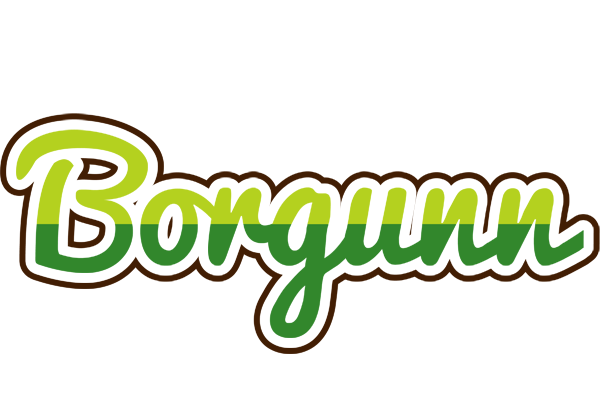 Borgunn golfing logo