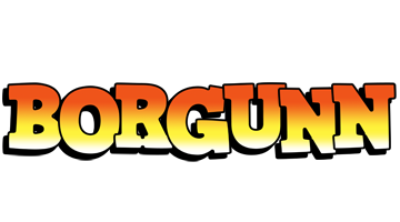 Borgunn sunset logo