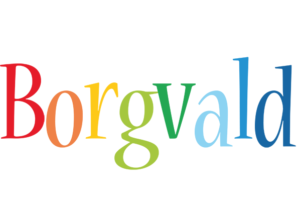 Borgvald birthday logo