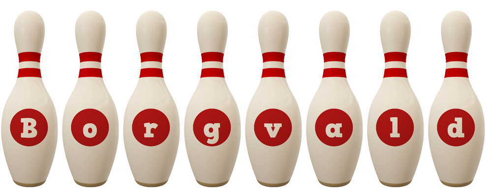 Borgvald bowling-pin logo