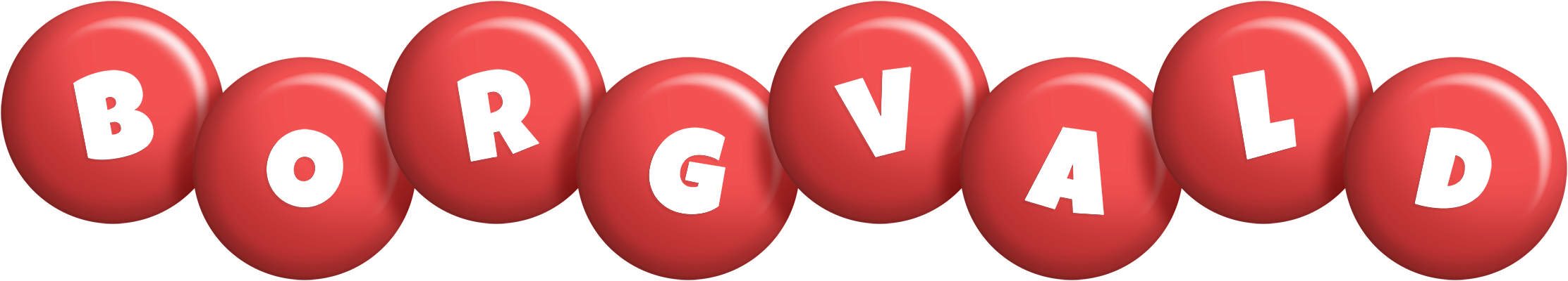 Borgvald candy-red logo