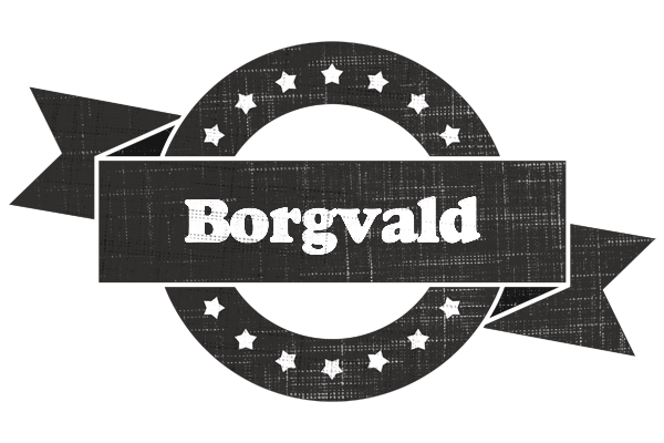 Borgvald grunge logo