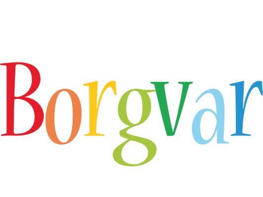 Borgvar birthday logo