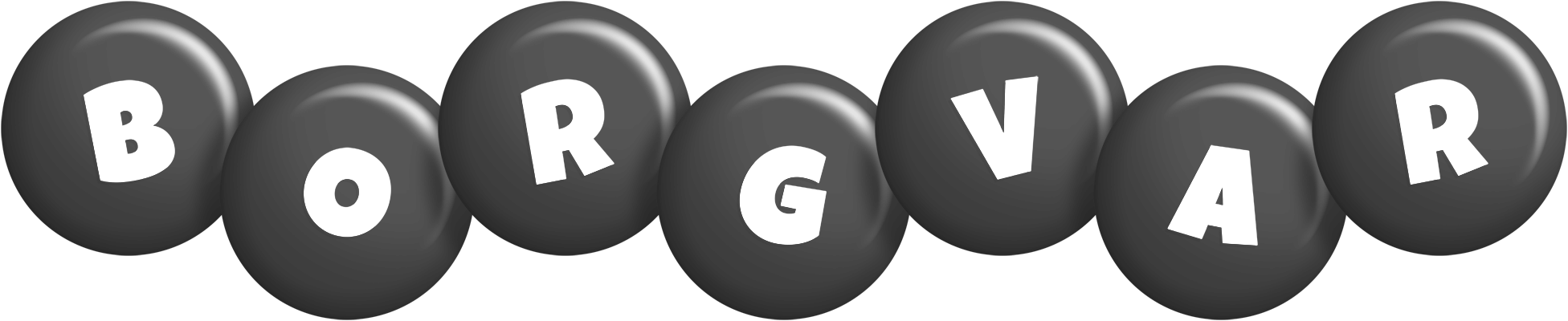 Borgvar candy-black logo