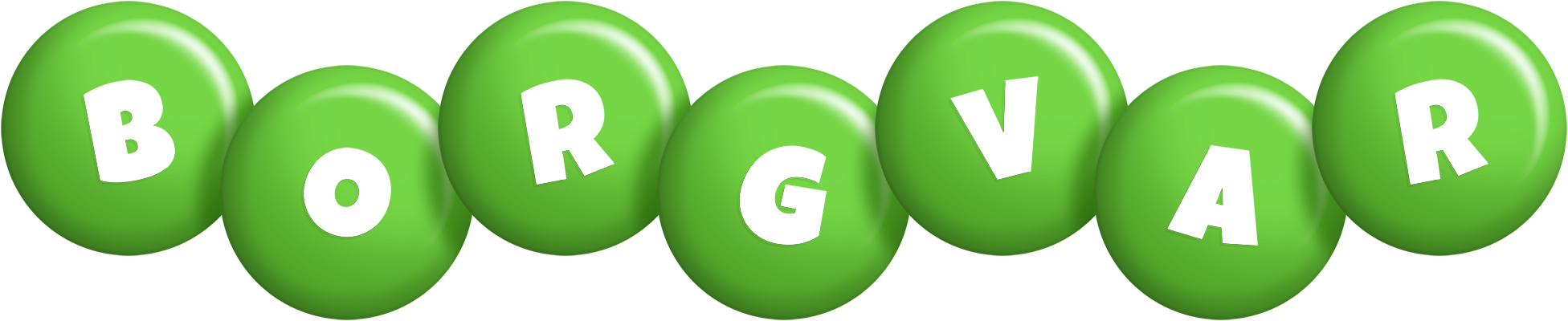 Borgvar candy-green logo
