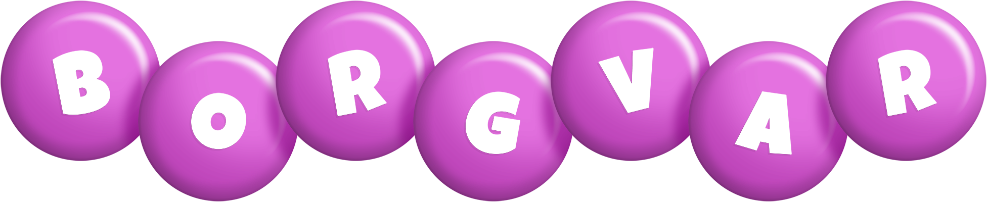 Borgvar candy-purple logo