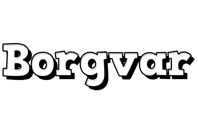 Borgvar snowing logo