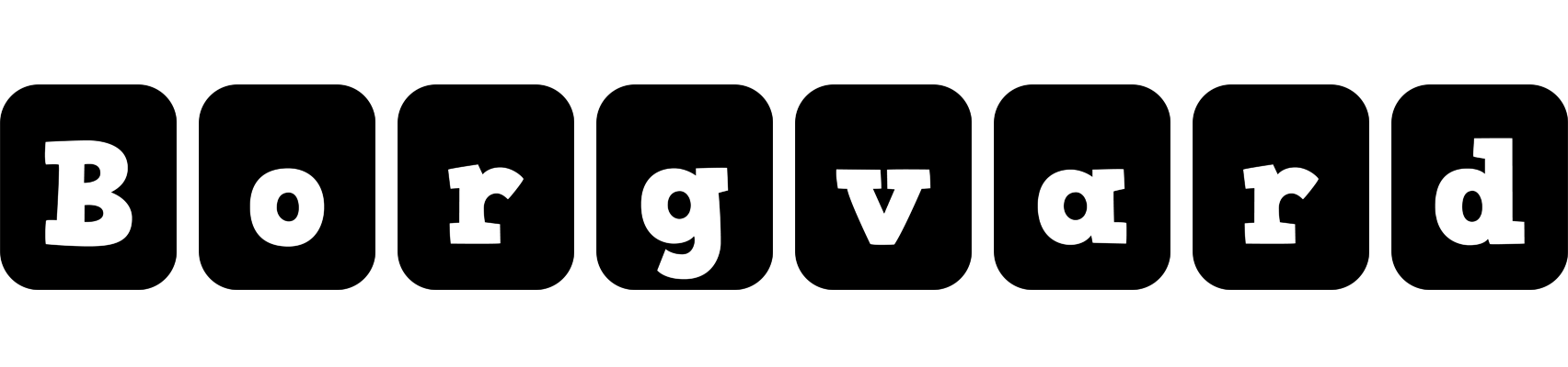 Borgvard box logo