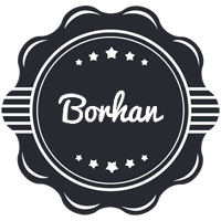 Borhan badge logo