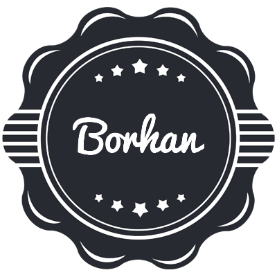 Borhan badge logo