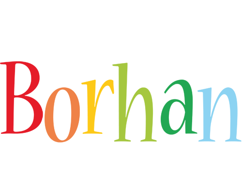 Borhan birthday logo