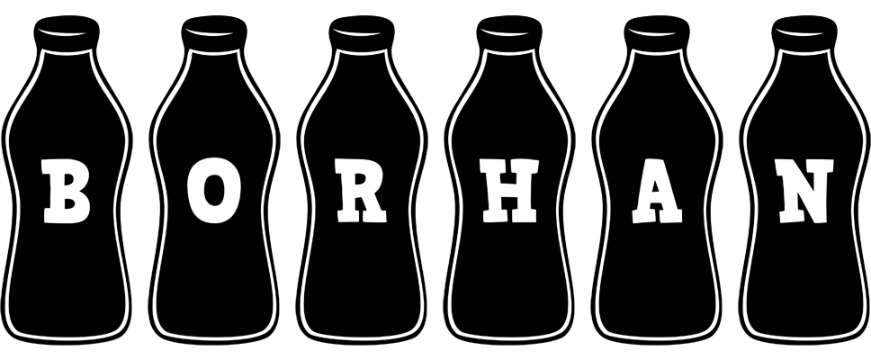 Borhan bottle logo