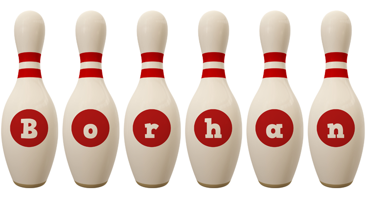 Borhan bowling-pin logo