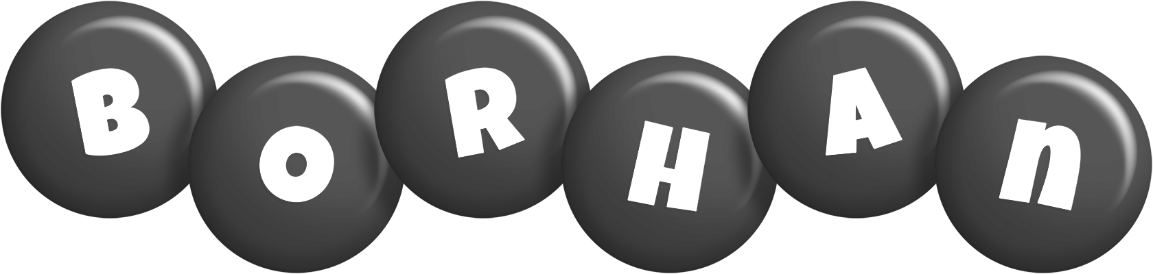 Borhan candy-black logo