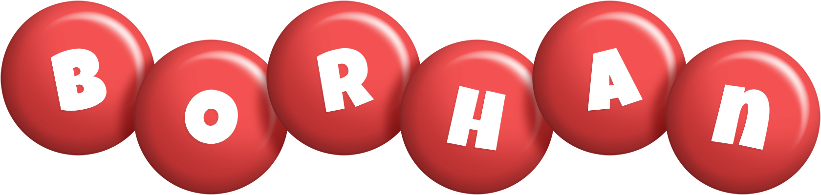 Borhan candy-red logo