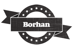 Borhan grunge logo