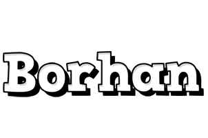 Borhan snowing logo