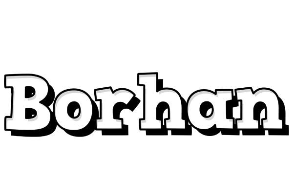 Borhan snowing logo