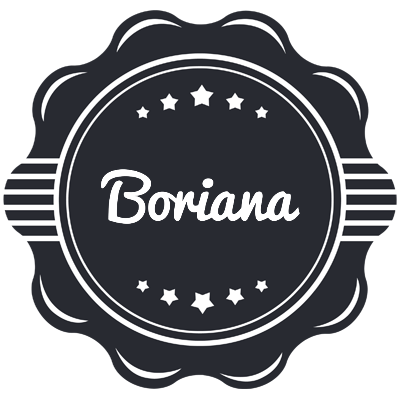Boriana badge logo