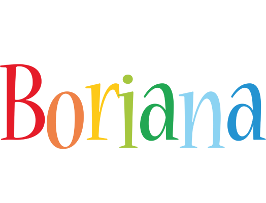 Boriana birthday logo