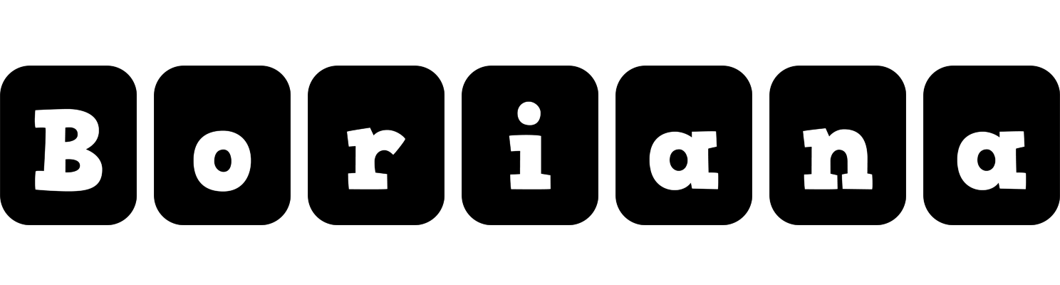 Boriana box logo