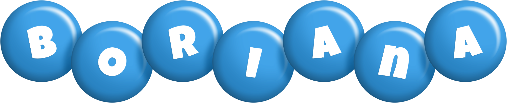 Boriana candy-blue logo