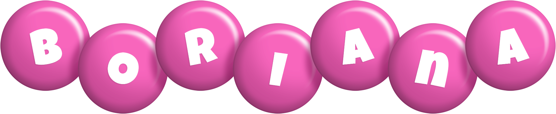 Boriana candy-pink logo