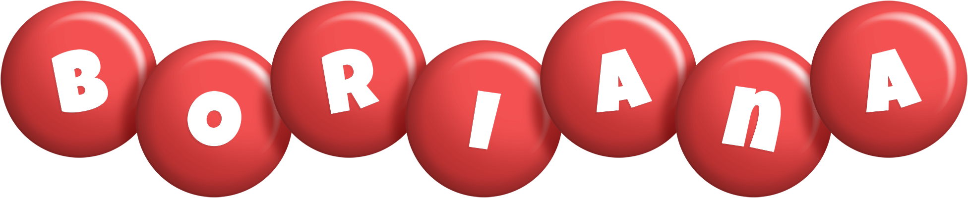 Boriana candy-red logo
