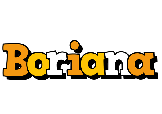 Boriana cartoon logo