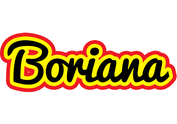 Boriana flaming logo