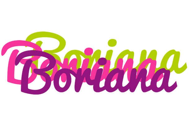 Boriana flowers logo