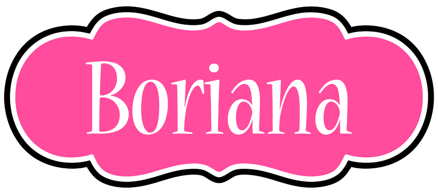 Boriana invitation logo